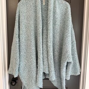 Free People BFF Cardigan Sweater Light Blue